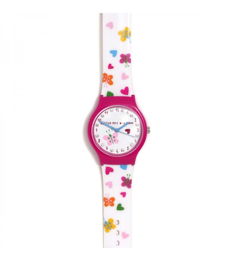 RELOJ MARIPOSAS BRILLANTES