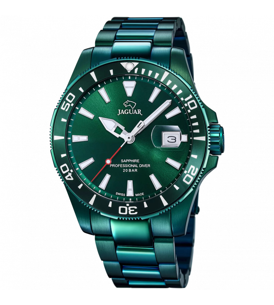 Reloj Jaguar Nueva I-Size Verde Hombre
