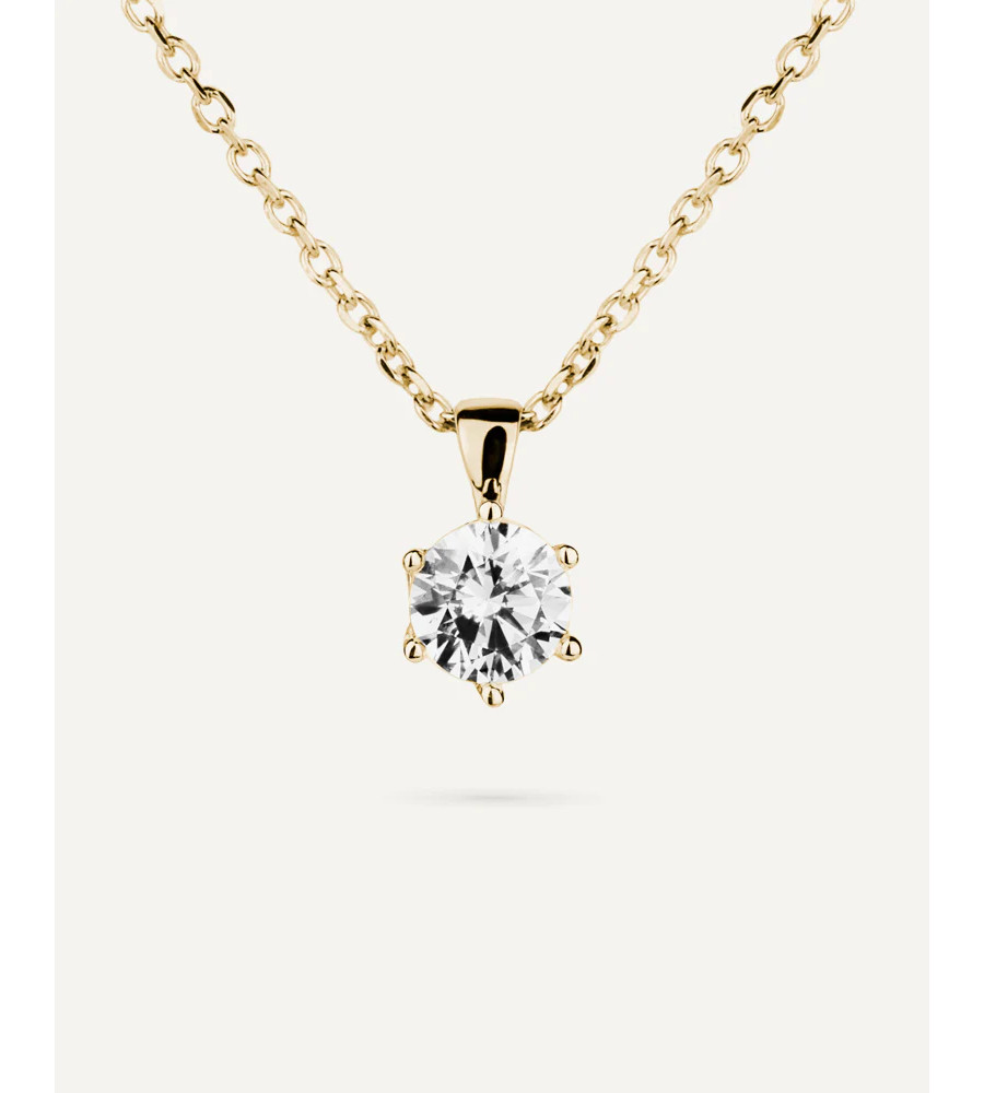 Collar Punto de Luz con Circonita Excellence Star Cut