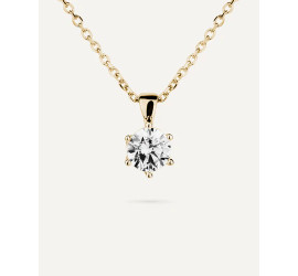Collar Punto de Luz con Circonita Excellence Star Cut
