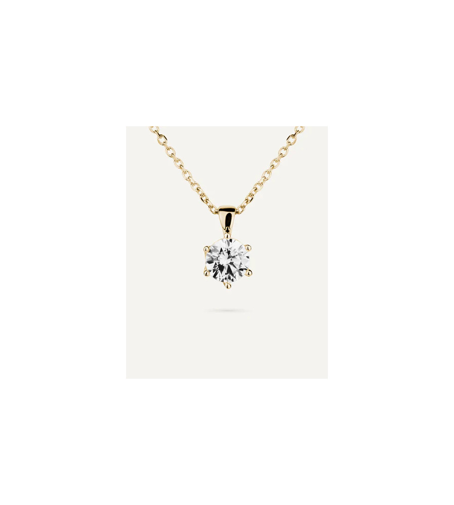 Collar Punto de Luz con Circonita Excellence Star Cut