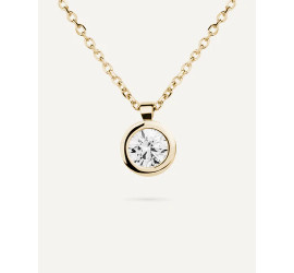 Collar Punto de Luz con Circonita Excellence Star Cut